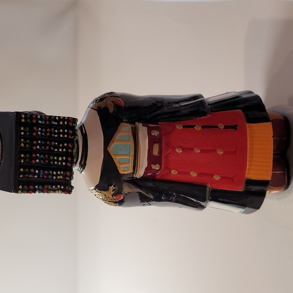 Chinese porcelain Enamel Emperor statue figure 6"-2.5" - Picture 7 of 9